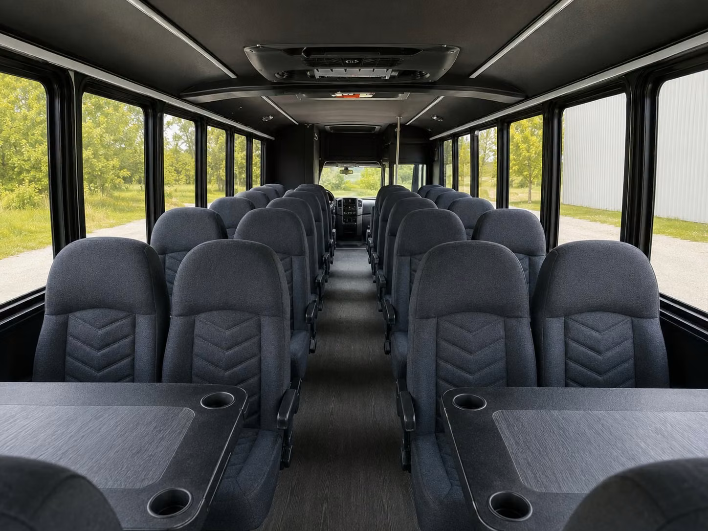 18 passenger minibus inside