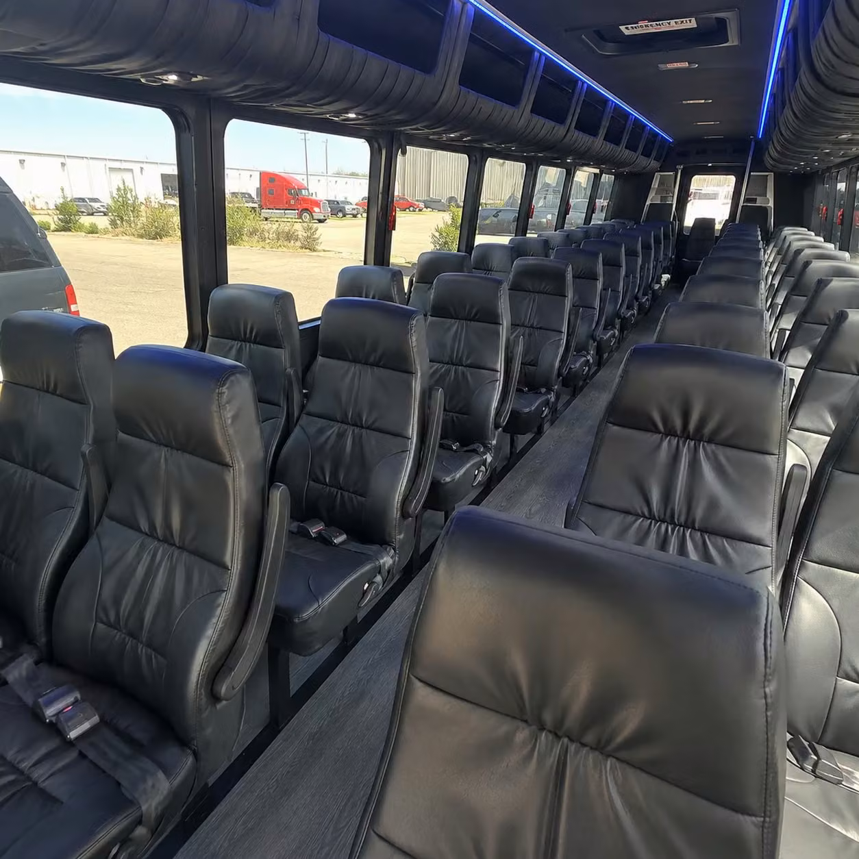 30 passenger minibus interior
