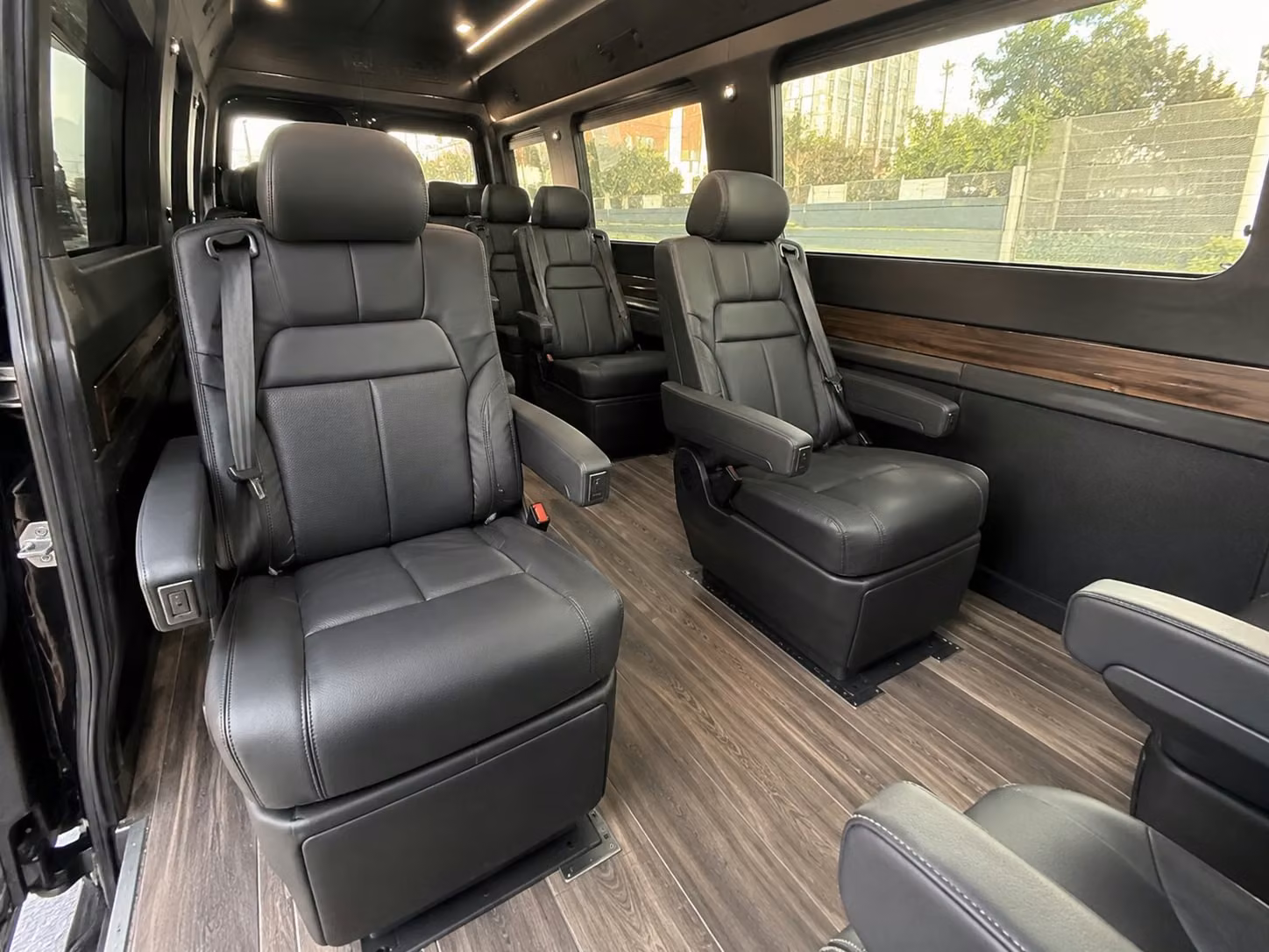 sprinter van with driver interior